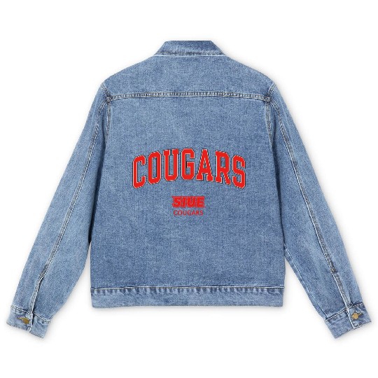 Southern Illinois Edwardsville Cougars Arch Men's Denim Jackets