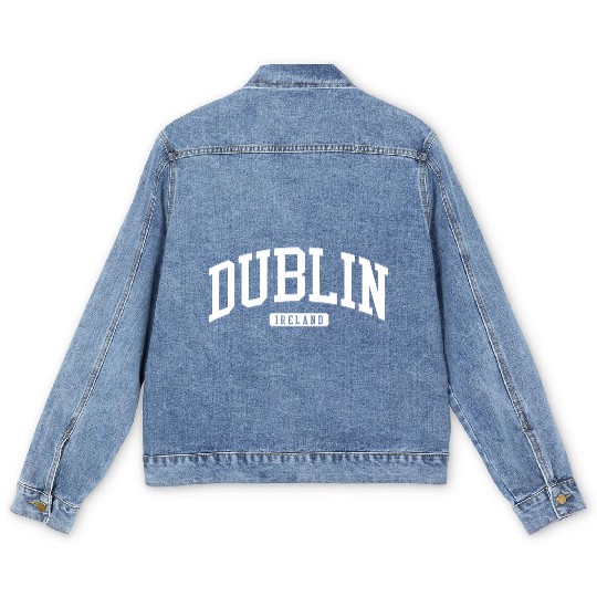 Dublin Ireland Style Men's Denim Jackets