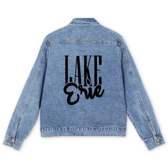 Lake Erie Boating Family Reunion Men's Denim Jackets