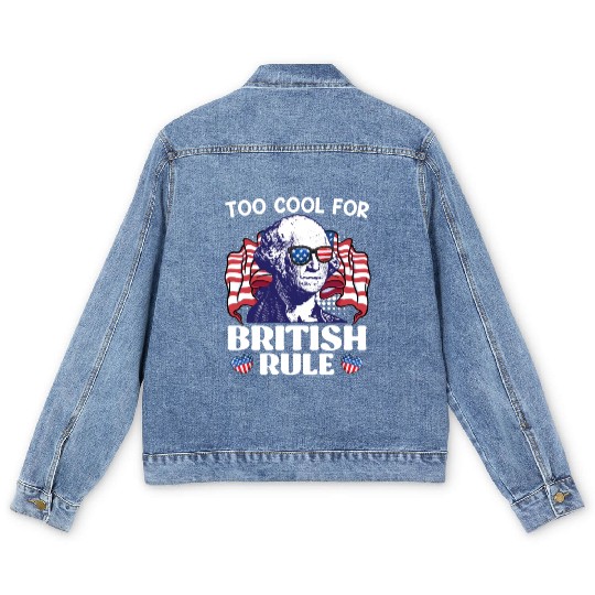 Too cool for British rule George Washington Men's Denim Jackets