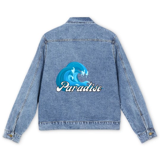 Paradise green Men's Denim Jackets