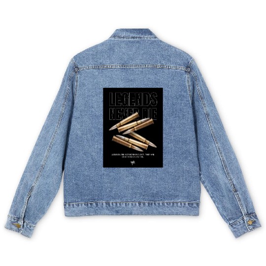 Legends Never Die Men's Denim Jackets