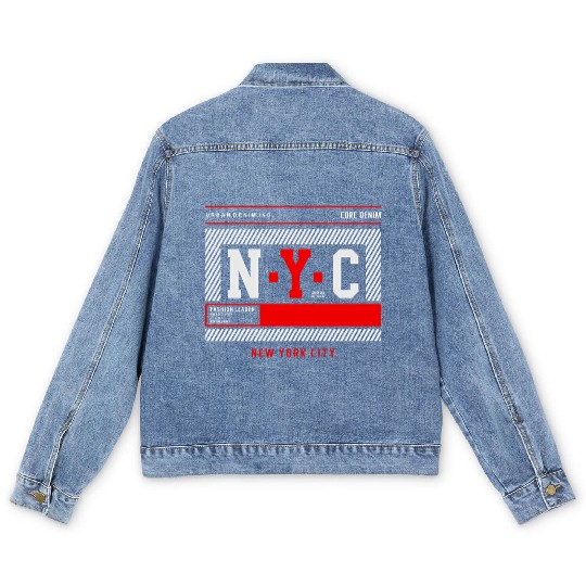 Nyc New York City Men's Denim Jackets
