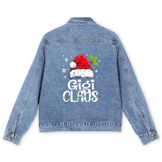 Gigi Claus Family Pj Men's Denim Jackets