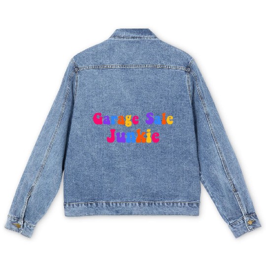Garage Sale Junkie ice cream Men's Denim Jackets