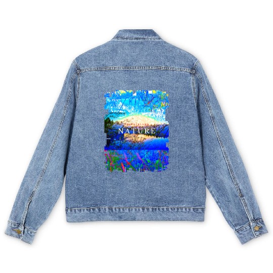 Switzerland nature Men's Denim Jackets