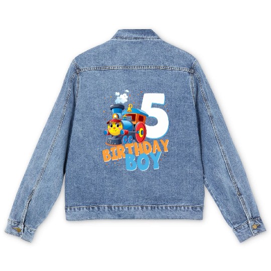 5Th Train 5 I'M Five Men's Denim Jackets