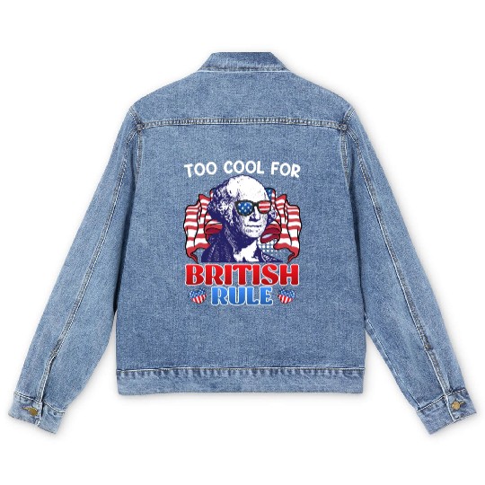Too cool for British rule George Washington Men's Denim Jackets