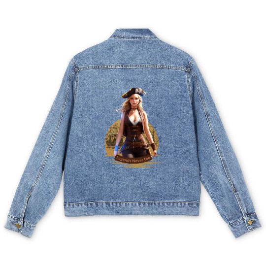 Legends Never Die Men's Denim Jackets