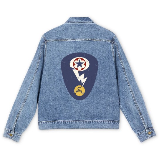 Manhattan Project Insignia Los Alamos, Nuclear WW2 Men's Denim Jackets