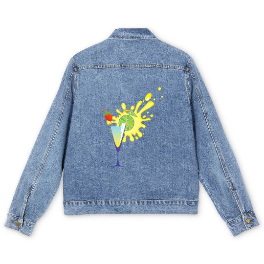 Fresh Summer Juice Men's Denim Jackets