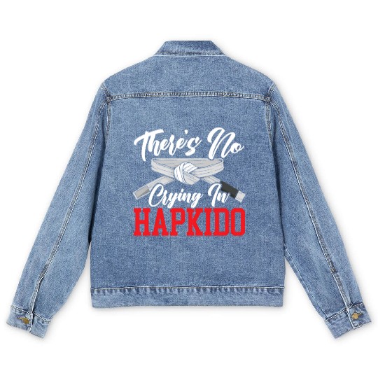 60900 Hapkido Korean Martial Self Defense Martial Men's Denim Jackets