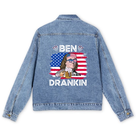 Ben Drankin US President Independence Day Men's Denim Jackets