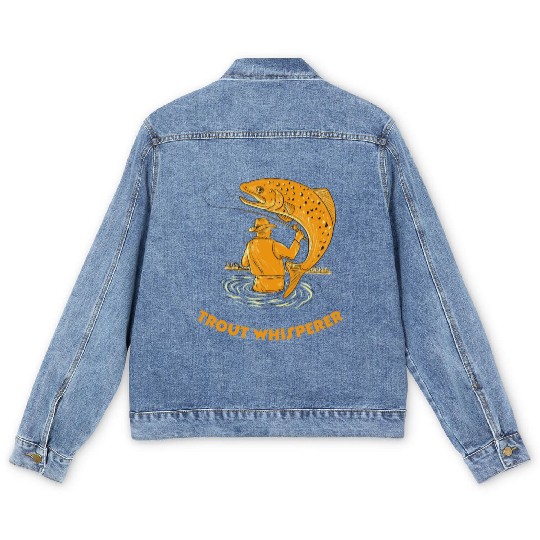 Trout Whisperer Men's Denim Jackets