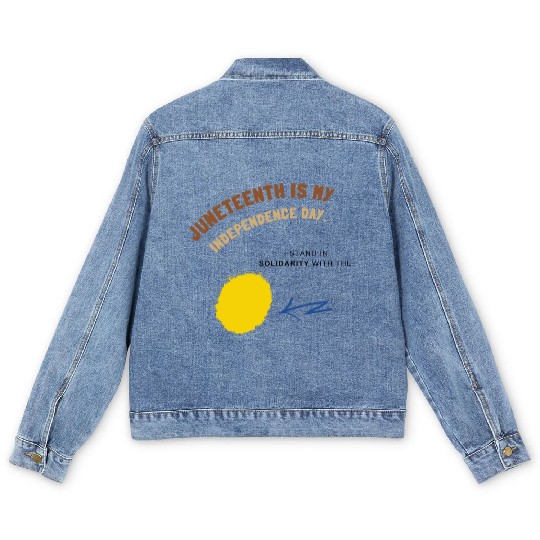 Juneteenth Day | juneteenth holiday Men's Denim Jackets