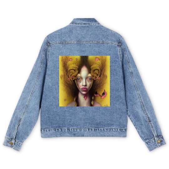 Psychedelic imagination Who am I, where am I? Men's Denim Jackets