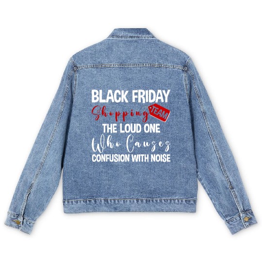 Black Friday Shopping Team 2 Men's Denim Jackets