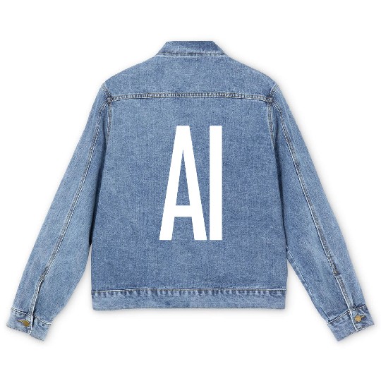 AI Artificial Intelligence Computer Science Men's Denim Jackets