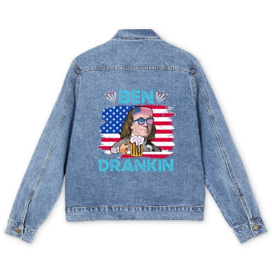 Ben Drankin US President Independence Day Men's Denim Jackets