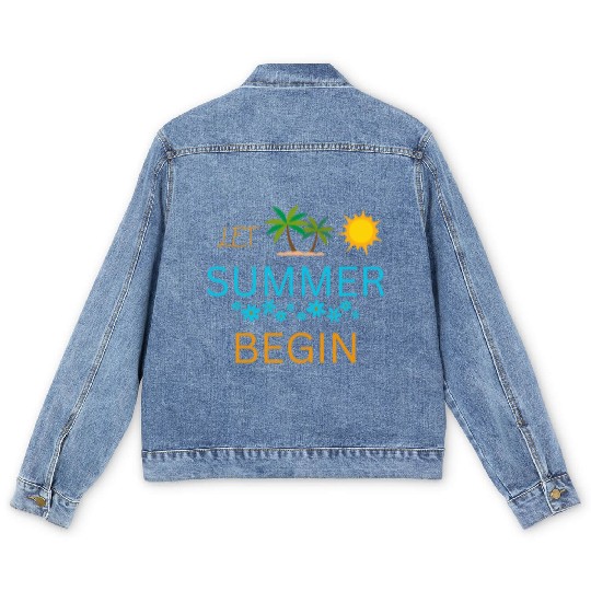Let Summer Begin Men's Denim Jackets