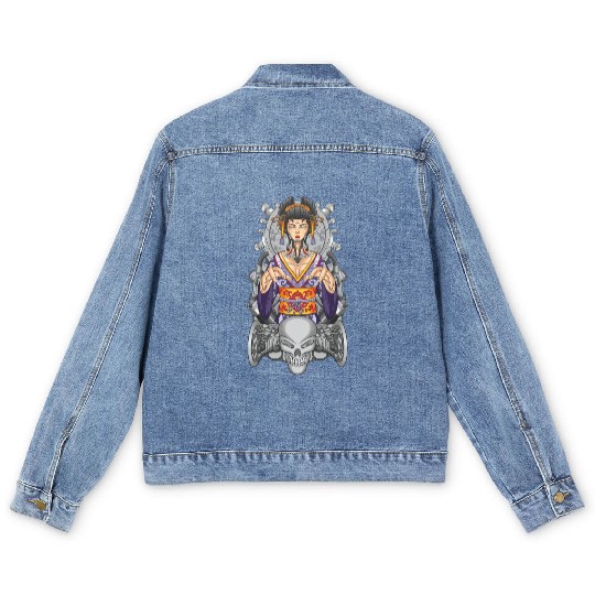 Geisha machine automotive Men's Denim Jackets