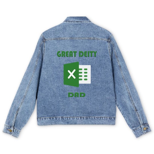 Great deity excel dad Men's Denim Jackets