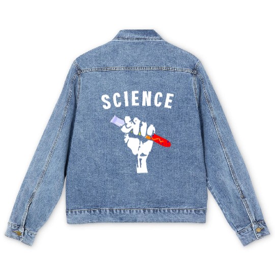 Science Chemistry Men's Denim Jackets