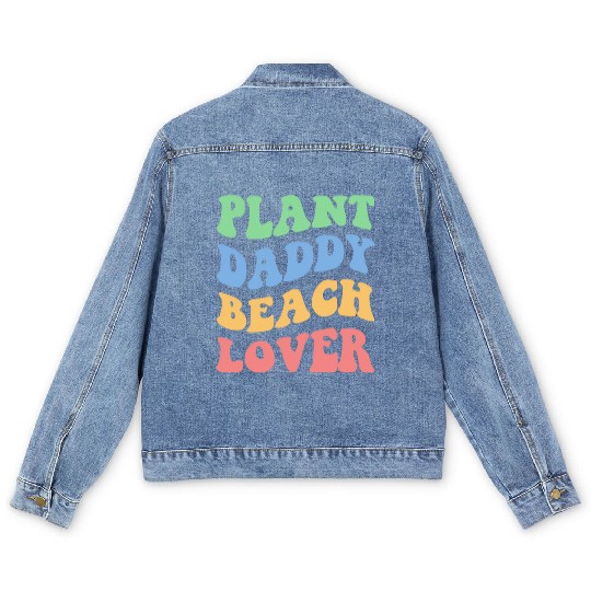Plant Daddy Beach Lover Iv Men's Denim Jackets