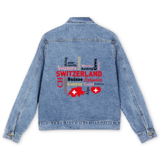 Switzerland Men's Denim Jackets