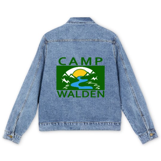 Camp Walden An Adventure A Summer Camp Men's Denim Jackets