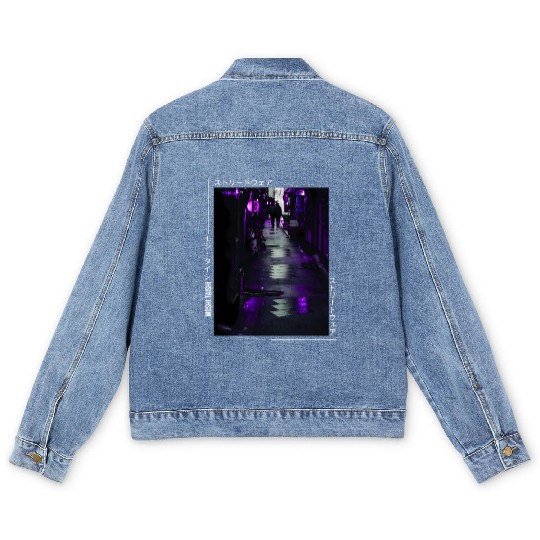 Japanese Cyberpunk Tokyo Streetwear Aesthetic Men's Denim Jackets