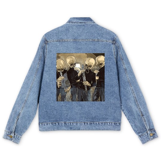 Cantina Band Mos Eisley Men's Denim Jackets
