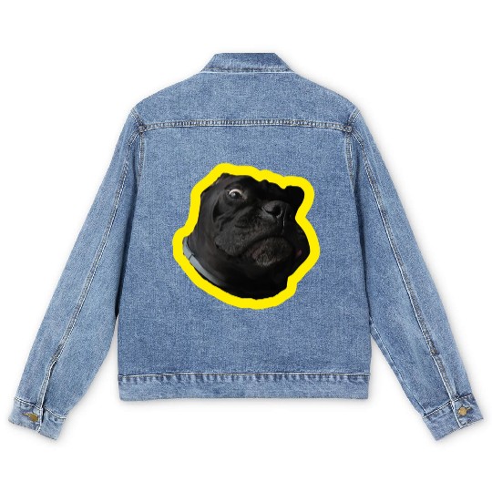 Crazy Cane Corso Men's Denim Jackets