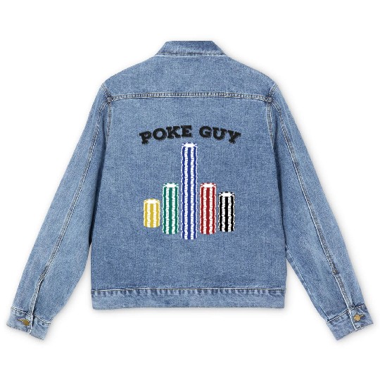 Poke Guy Light Men's Denim Jackets