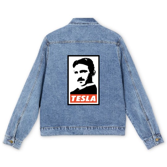 Nikola Tesla Men's Denim Jackets