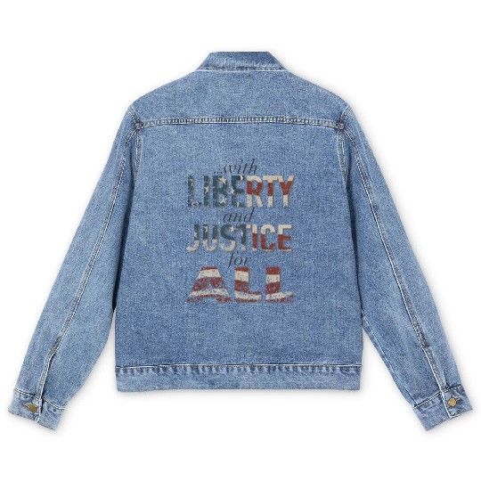 Liberty and Justice design Men's Denim Jackets