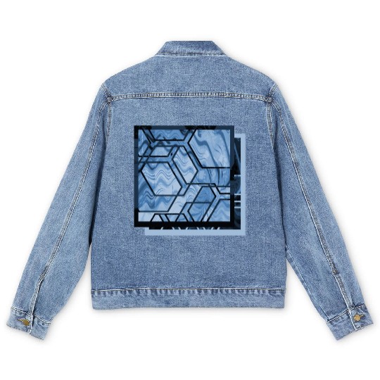 OUTWORK, Sapphire Men's Denim Jackets