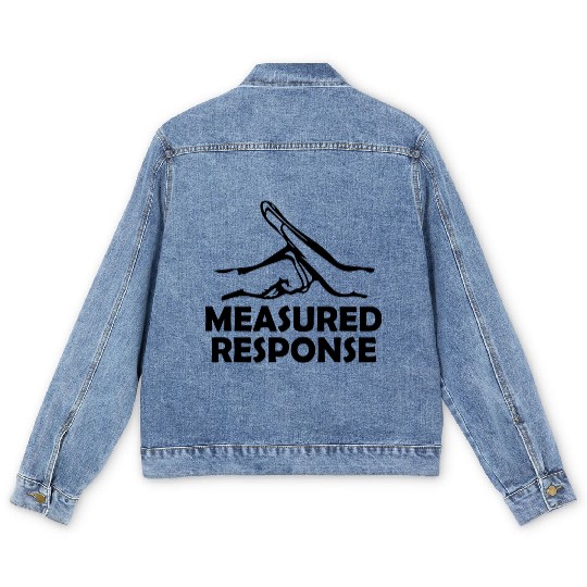 Measured Response dark green Men's Denim Jackets