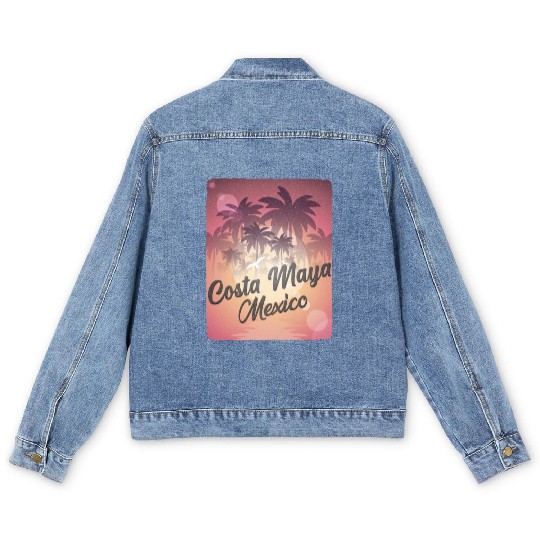 Costa Maya Mexico Men's Denim Jackets