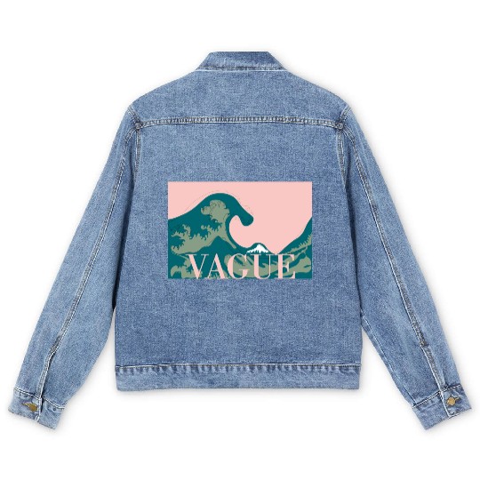 La Grande Vague The Great Wave Men's Denim Jackets
