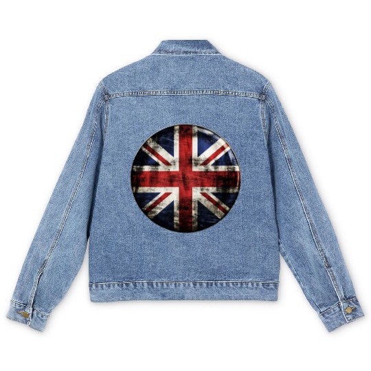 Union Jack Vintage Distressed Men's Denim Jackets