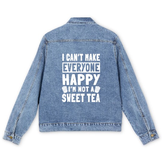 Great Sweet Tea Design Men's Denim Jackets