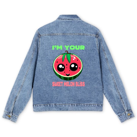 Watermelon - Your sweet melon magic Men's Denim Jackets