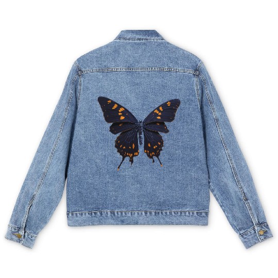 Beauty of Butterflies Men's Denim Jackets