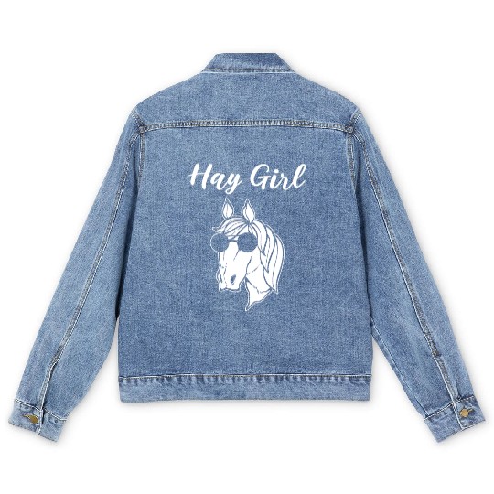 Hay Girl Equestrian Men's Denim Jackets