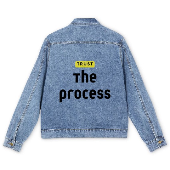 Trust The Process Men's Denim Jackets