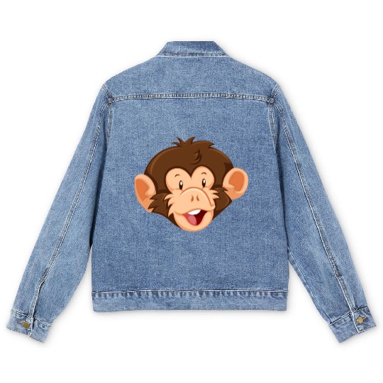 Monkey face Men's Denim Jackets