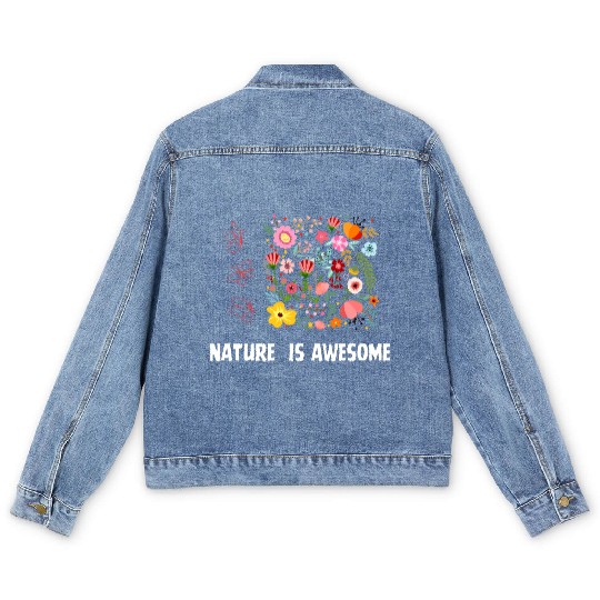 Wild flower Men's Denim Jackets