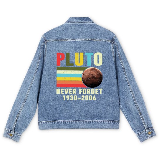 Pluto Never Forget 1930 2006 Men's Denim Jackets