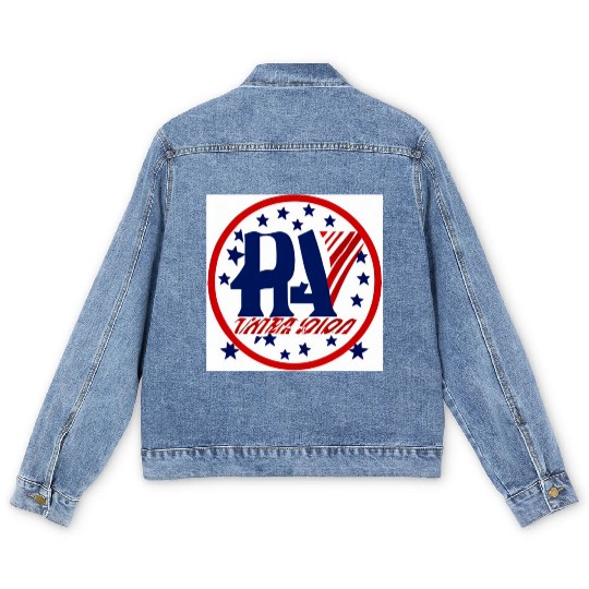 RA USA Men's Denim Jackets: Red, White, and Blue All the Way!"